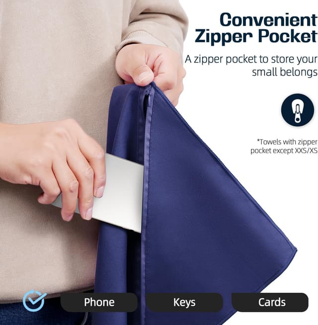 Thumbnail 3 de BAGAIL Microfibre Travel Towel 100x200 cm