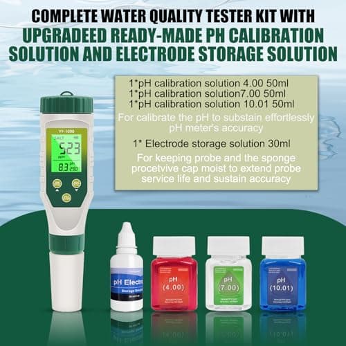 Thumbnail 1 de Homcoice Medidor PH 5 en 1 con pantalla IP67 💧