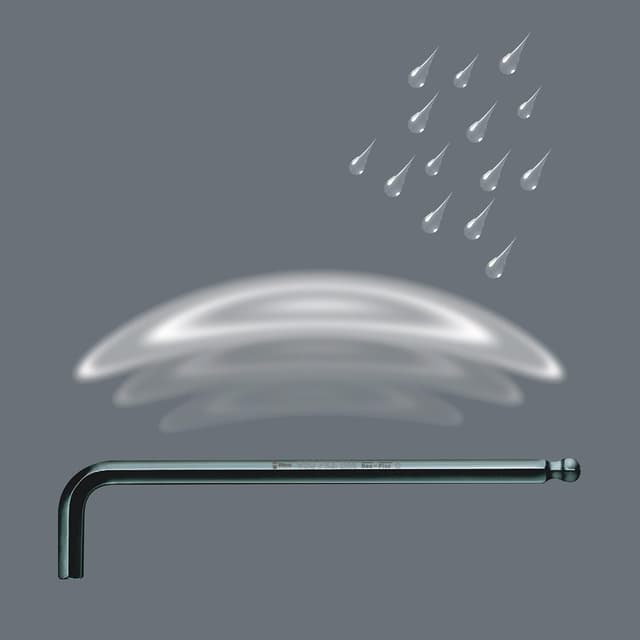 Detalle 2 de Wera 950 PKL/9 BM N Hex-Plus Ball-end BlackLaser L-key set (9pc)