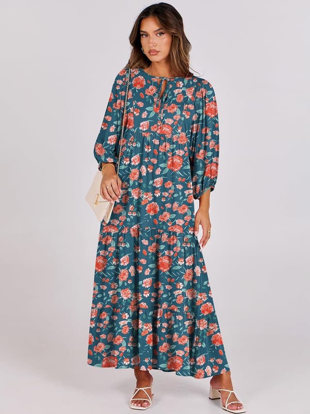 Thumbnail 5 de ANRABESS 2026 Boho Maxi Dress S‑XXL