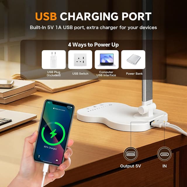 Detalle 2 de Lampe de Bureau LED 10 niveaux