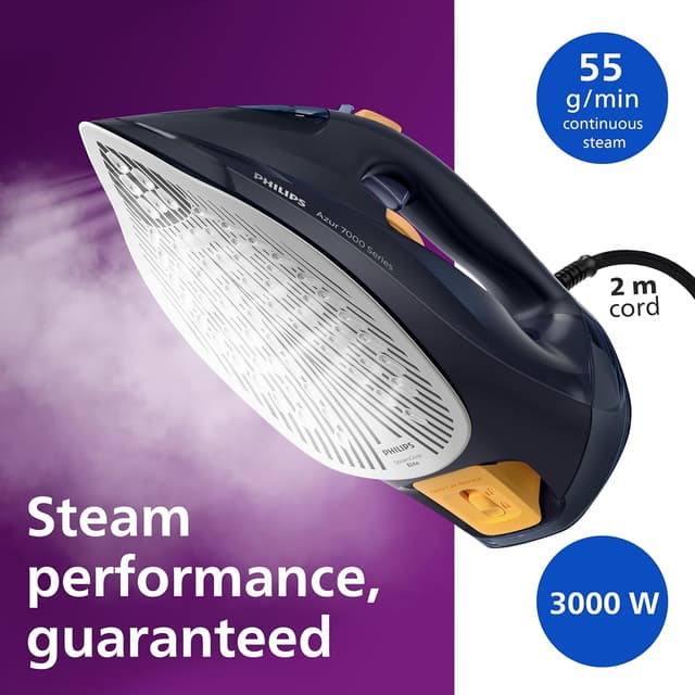 Thumbnail 2 de Philips Azur 7000 Series Steam Iron 3000W