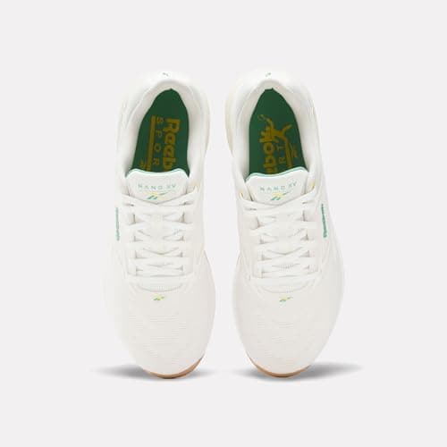 Detalle de Reebok Zapatillas unisex Nano X5 Chalk Alabaster Upgrade Green (talla 40 EU)