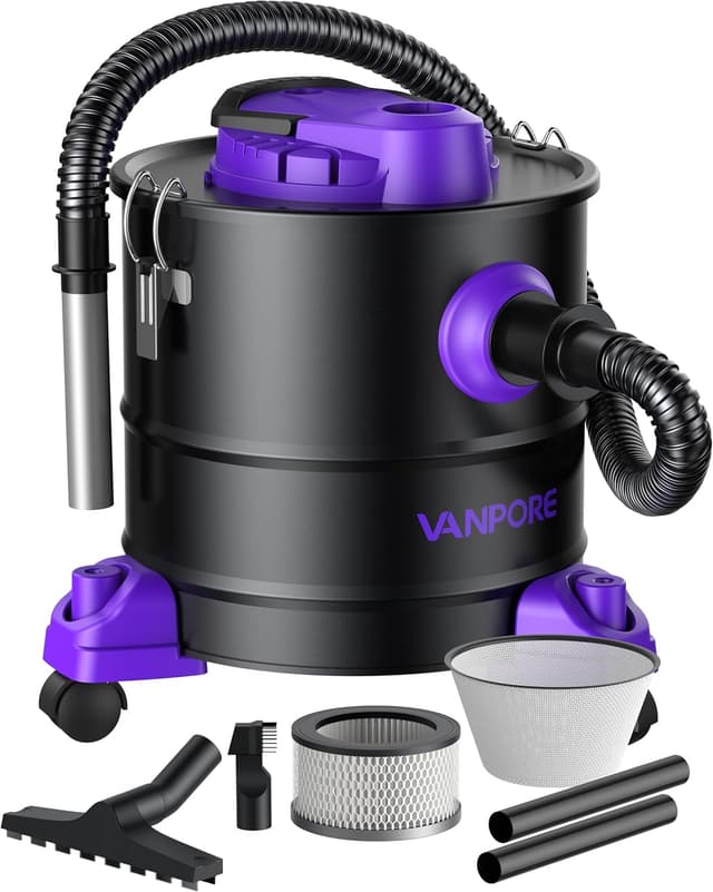 Imagen de VANPORE Aspiracenere per stufa pellet 20 L, 1200 W 🧹 en OfertitasTOP