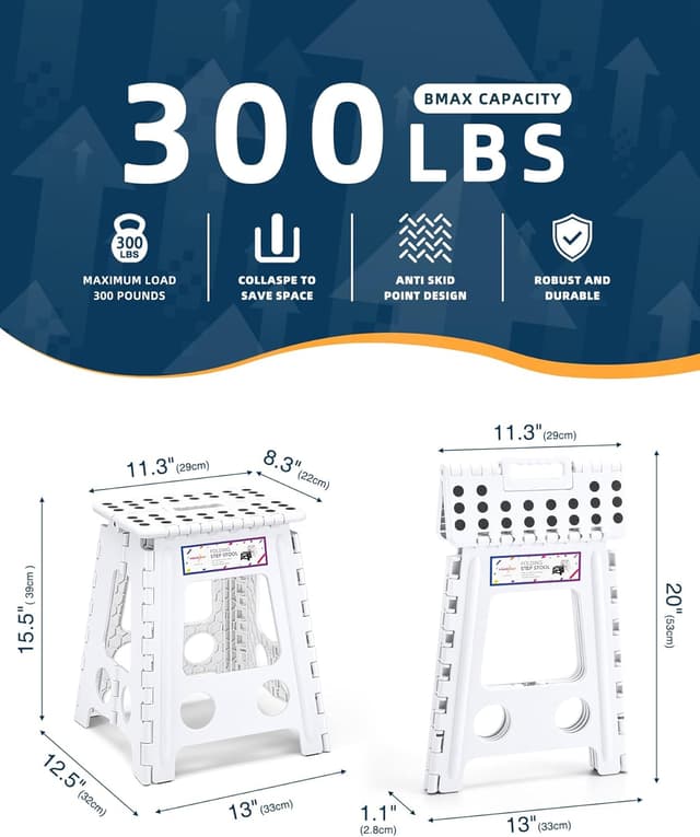 Thumbnail 1 de HOUSE DAY 40cm Tritthocker Klappbar