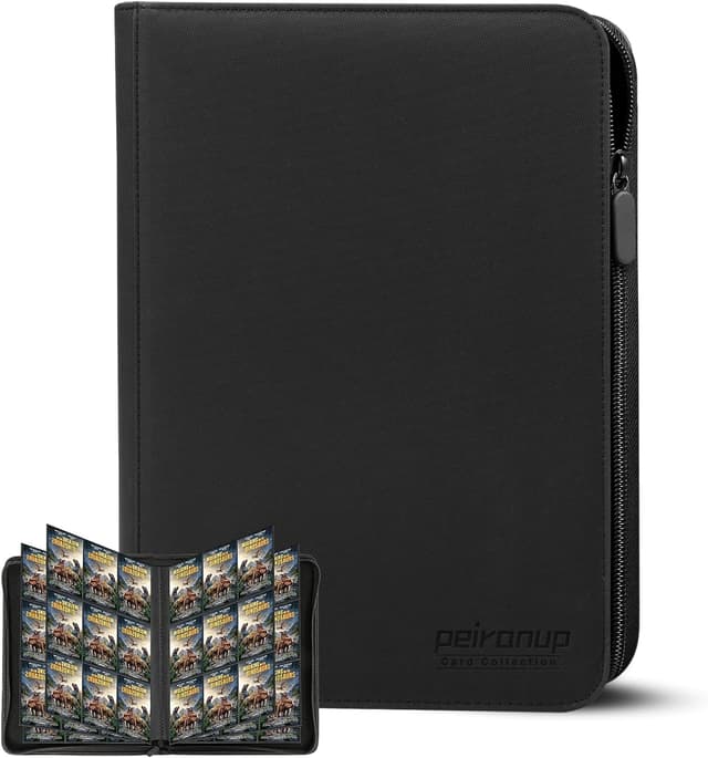 Detalle de 540-Karten-Sammelalbum mit 9 Taschen pro Seite – wasserdichter Kartenordner für 9x7-cm-Karten