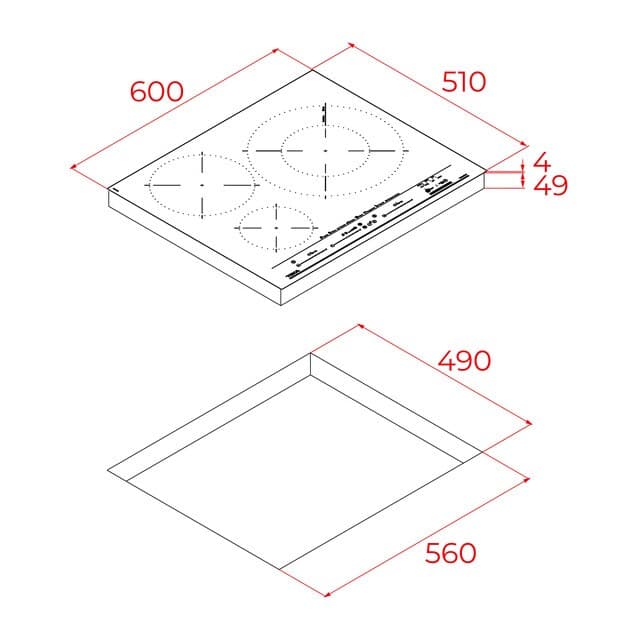 Thumbnail 1 de Teka IZC 63632 Placa inducción 3 zonas 60 cm