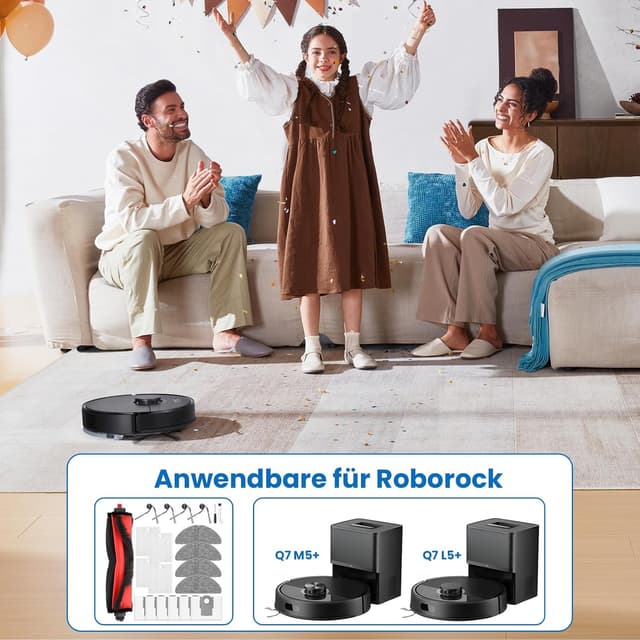Detalle 2 de 21 Stück Zubehörset für Roborock Q7 L5+