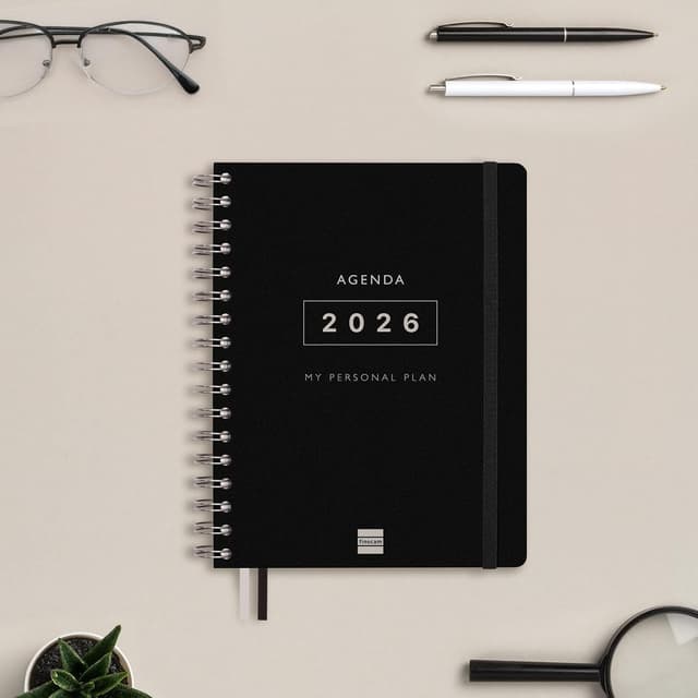 Thumbnail 2 de Finocam Agenda Tempus 16 meses 2025‑2026 Semana vista vertical 📔