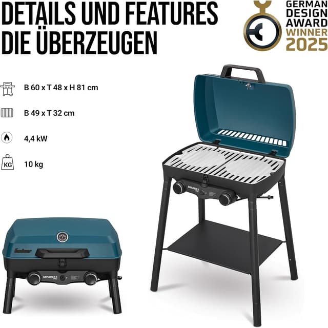 Thumbnail 2 de Enders Camping Gasgrill Explorer II Pro