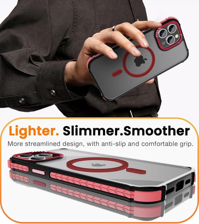 Thumbnail 5 de DEERLAMN Strong Magnetic Case for iPhone 15 Pro Max