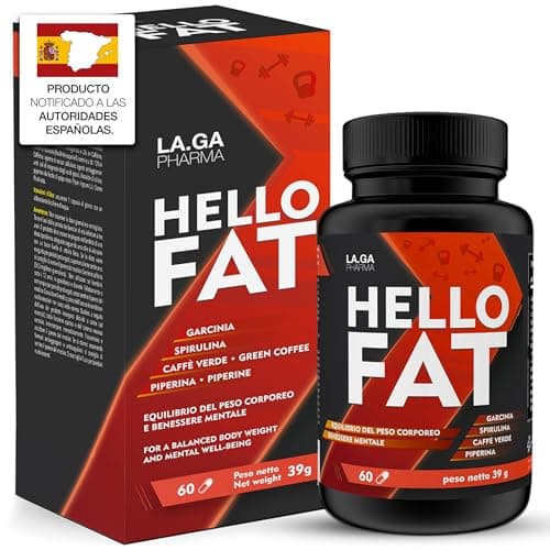 Detalle de HELLO FAT Quemagrasas 60 pastillas