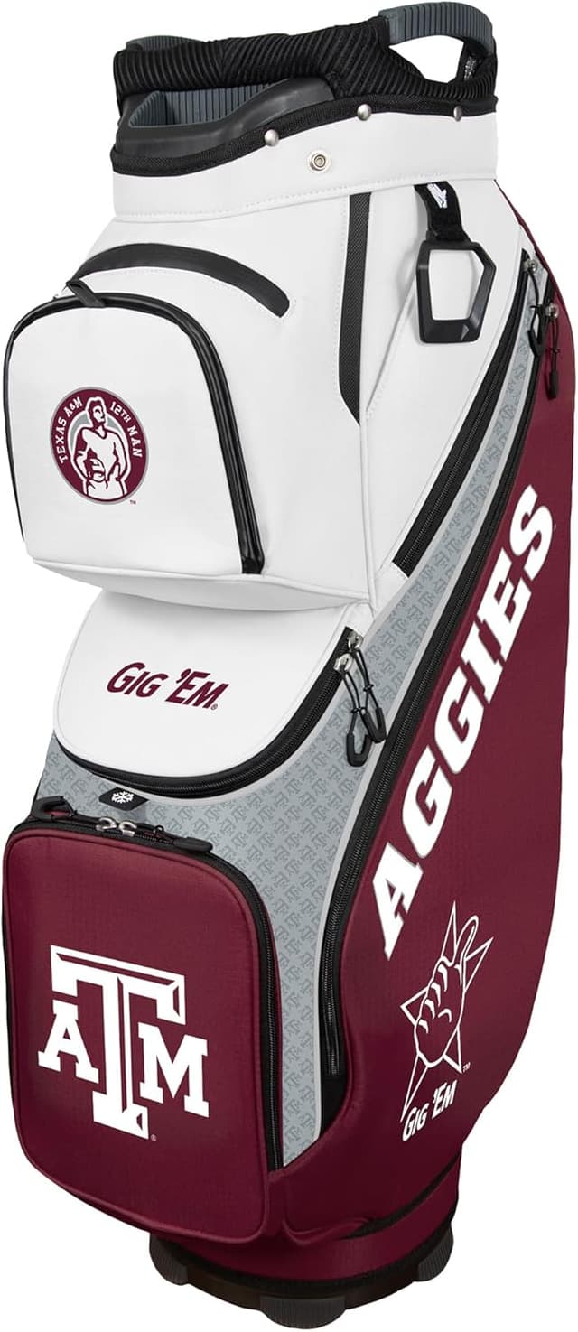 Detalle de Clubhouse Cooler Cart Bag NCAA (14-way top with insulated cooler pocket)
