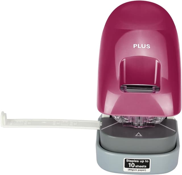 Detalle de PLUS Grapadora sin grapas 2 en 1 10 hojas