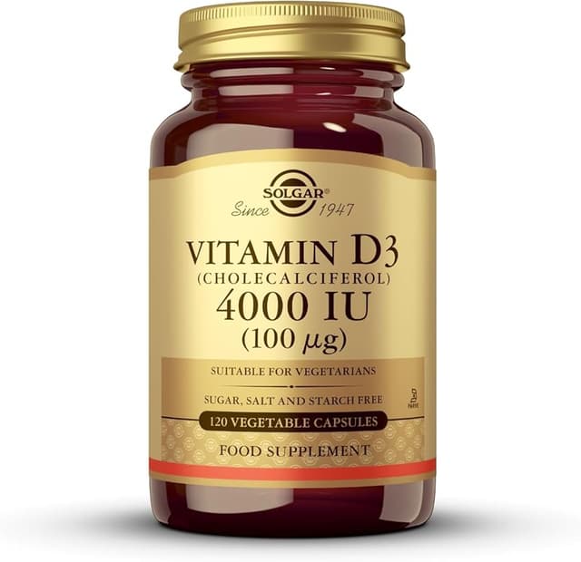 Thumbnail 5 de Solgar Vitamina D3 4000 UI 60 cápsulas 🍊