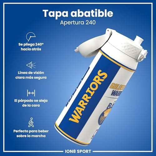 Detalle 2 de ion8 NBA Golden State Warriors Botella térmica 750 ml 🚰