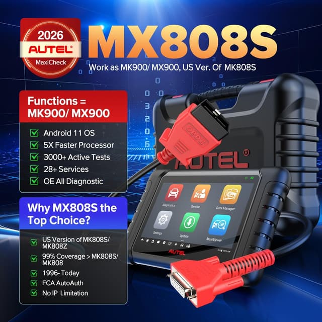 Detalle 2 de Autel MaxiCheck MX808S diagnostic scanner 3000+ tests