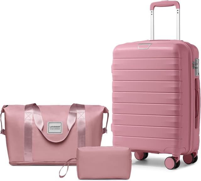 Detalle de LARVENDER Luggage Sets 3 Piece Carry On