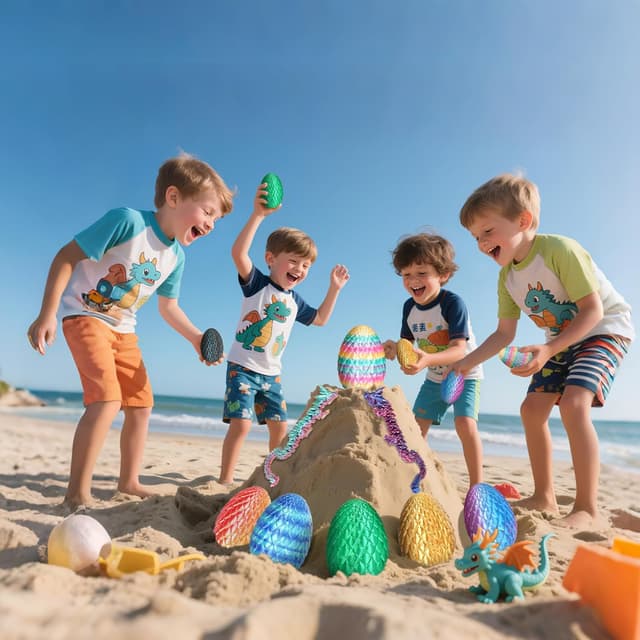 Thumbnail 4 de Dracheneier 3D-Spielzeug 15 cm