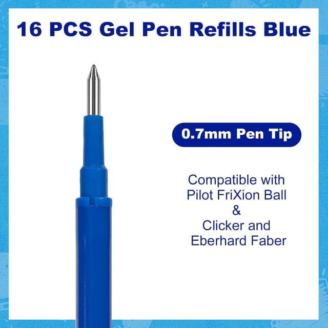 Detalle 2 de Pilot FriXion kompatible Ersatzminen 0,7mm Blau