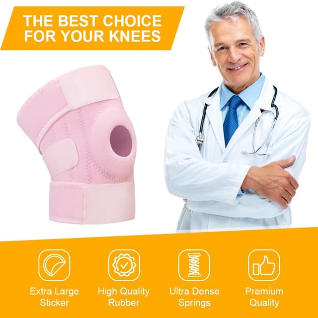 Detalle de ACWOO Knee Support Brace patellar gel pad