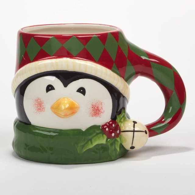 Detalle 1 de Certified International Holiday 4-Piece Mug Set (18 oz) — Multicolor Earthenware