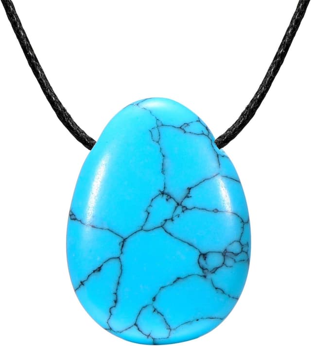 Detalle de Collana Morella 80 cm con pendenti goccia