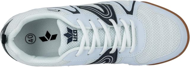 Detalle de Lico Unisex Fit Indoor-Hallenturnschuhe aus Veloursleder mit antirutschender Gummisohle