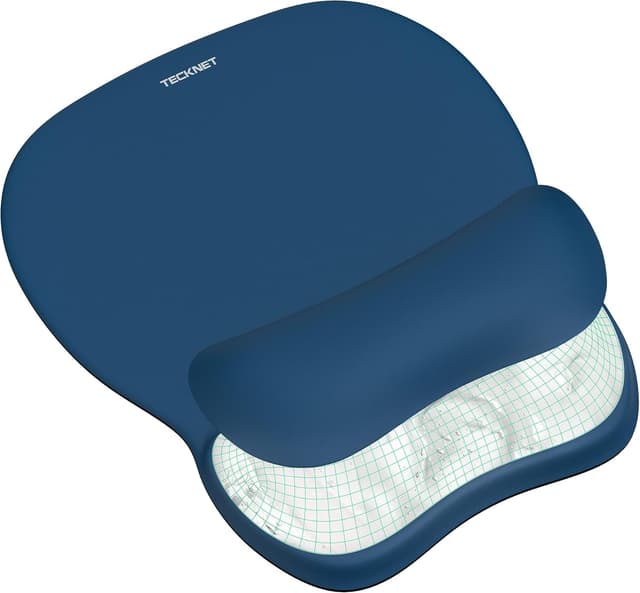 Imagen de TECKNET Tapis souris ergonomique Gel Bleu en OfertitasTOP