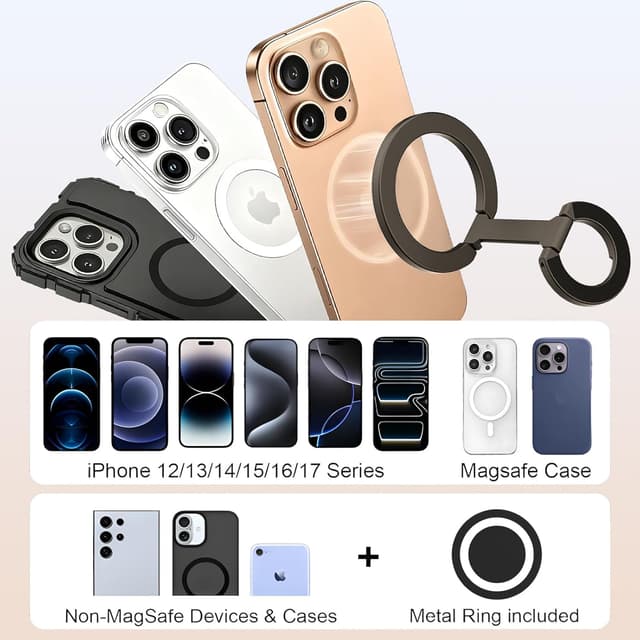 Thumbnail 4 de ZBHISHE MagSafe Phone Ring 2-pack