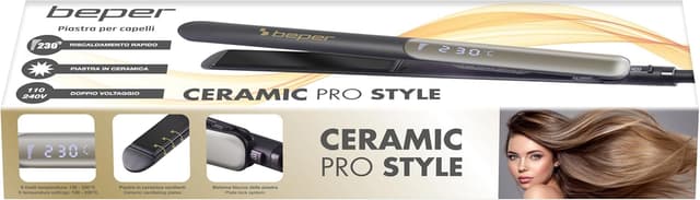 Thumbnail 6 de Beper P301PIS200 piastra per capelli in ceramica con 6 livelli fino a 230°C