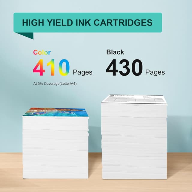 Detalle 1 de LOFBLAT PG-575XL CL-576XL Multipack (575XL Schwarz + 576XL Farbe) für Canon Pixma 575/576