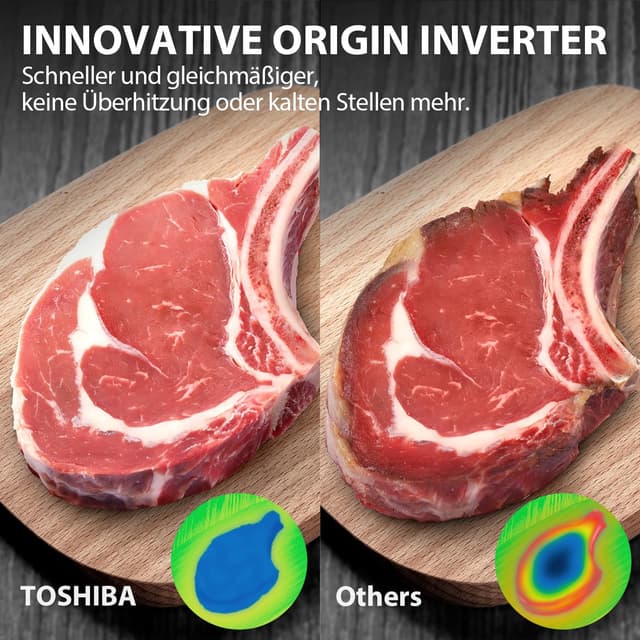 Thumbnail 6 de Toshiba MW3-AC26SFI(MG) Kombi-Mikrowelle 6-in-1 mit Grill, Heißluft, Dampfgarer und Origin Inverter