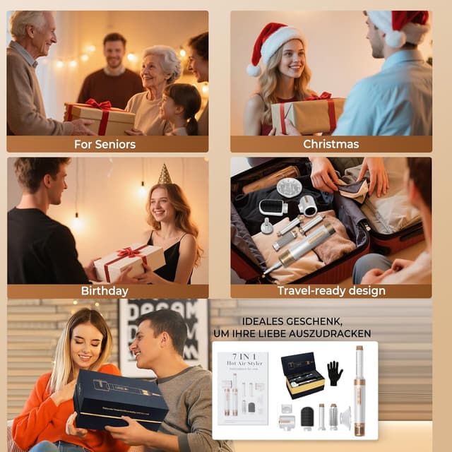 Thumbnail 4 de UKLISS Airstyler 7 en 1 secador profesional