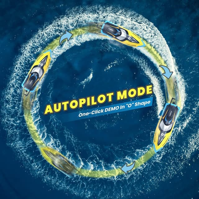 Thumbnail 3 de DEERC ferngesteuerte Boote mit Bürstenlosem Motor 2212 30 km/h