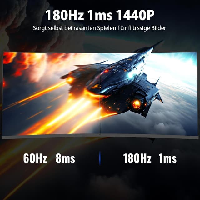 Detalle de Minifire MFG32C3Q 32" Curved Gaming-Monitor 2K 180Hz