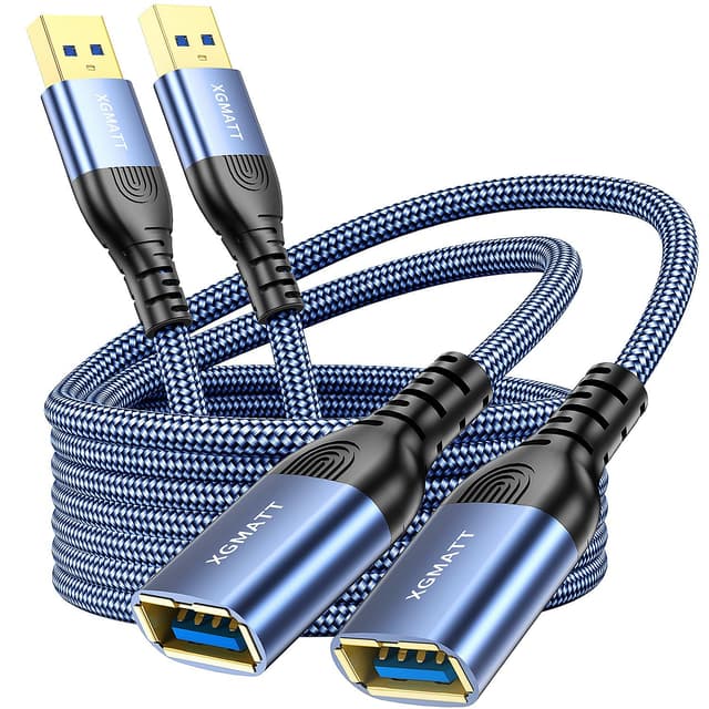 Detalle de XGMATT USB Verlängerung 2M USB 3.0 Kabel