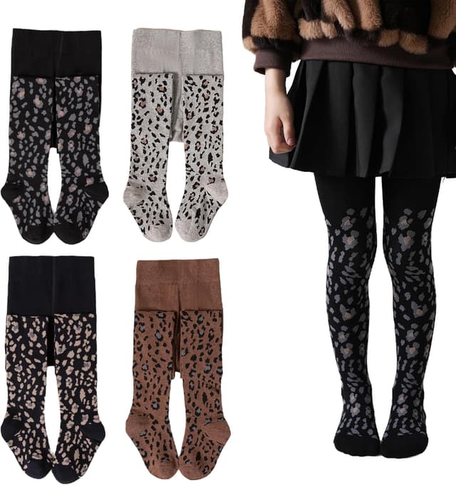 Imagen de Knitted Girls Leggings 2 Pack for Little Girls en OfertitasTOP