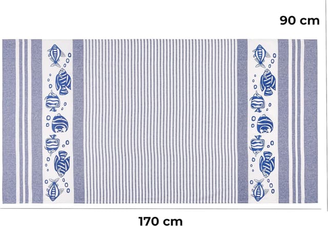 Detalle 2 de Baroni Home telo mare 90x170 cm