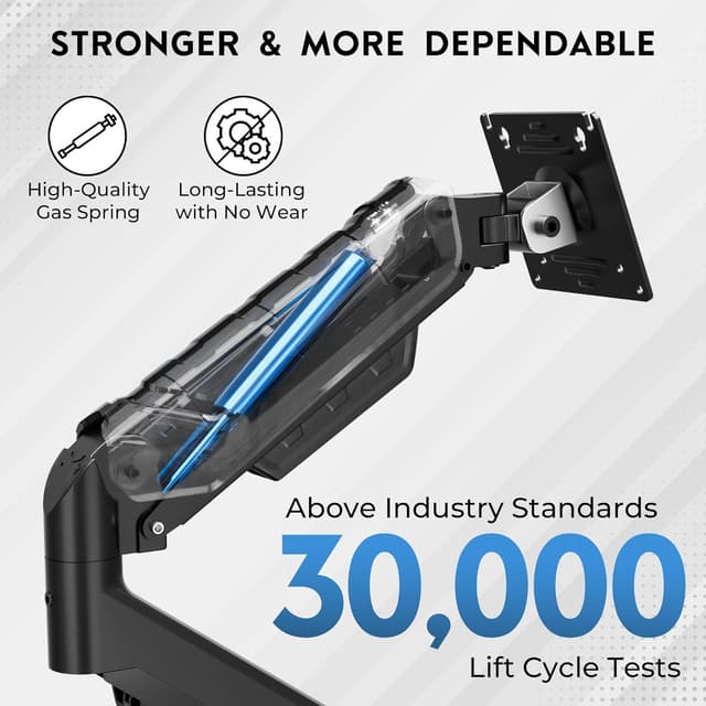 Thumbnail 5 de BONTEC Monitorhalterung mit Gasfeder 15–34 Zoll