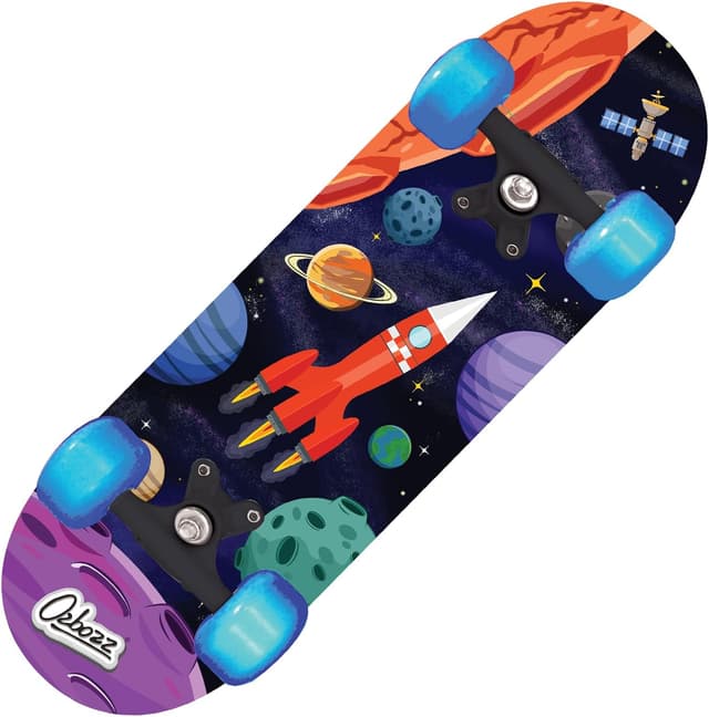 Detalle de Ozbozz Parent Skate 17 inch wooden skateboard