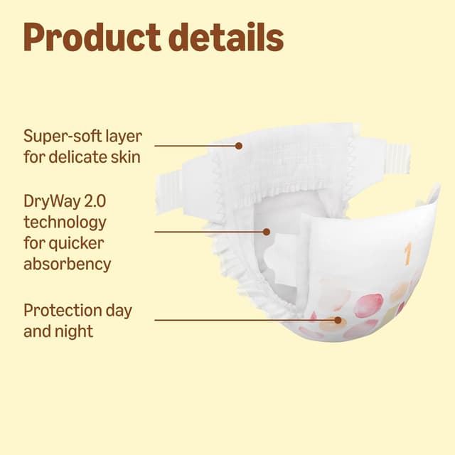 Thumbnail 2 de By Amazon Ultra Dry Nappies Size 1