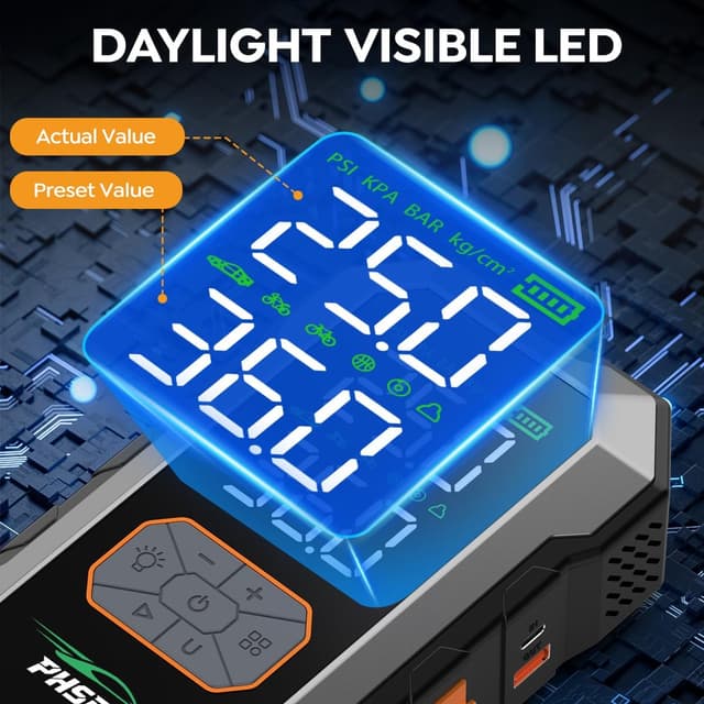 Thumbnail 6 de PHSDOR 8000A Jump Starter Power Pack