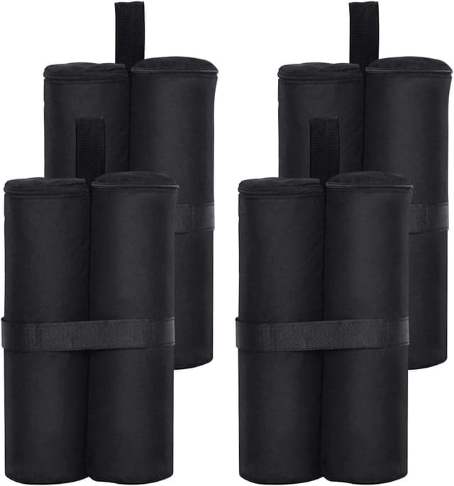 Detalle de RIOGOO set da 4 sacchi di sabbia per tende pop up e gazebo, in tessuto Oxford 600D con doppia cucitura