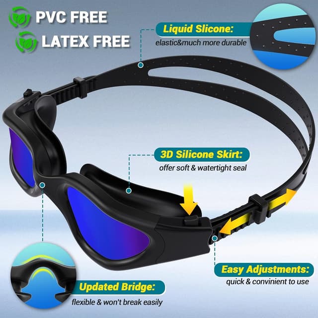 Thumbnail 4 de Winline Gafas de natación Antiniebla Protección UV