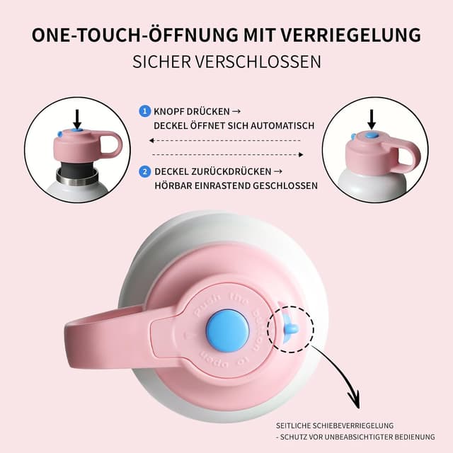 Detalle 2 de BOTTLE BOTTLE Edelstahlflasche 600 ml