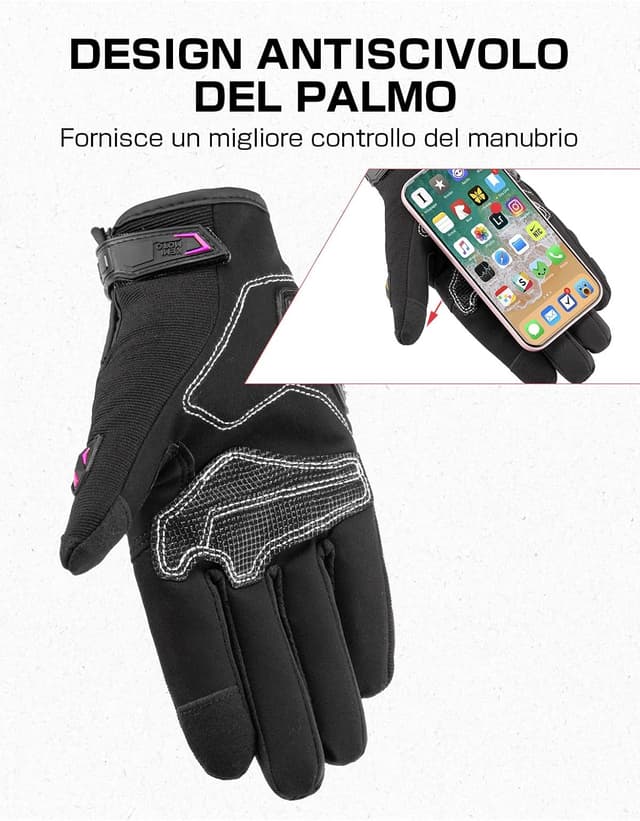 Thumbnail 1 de KEMIMOTO Guanti Moto Estivi con protezione nocche