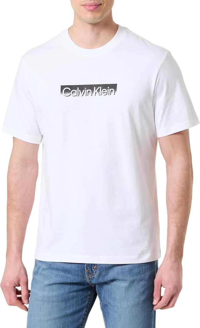 Detalle de Magliette grafiche uomo Calvin Klein “GRAP” (confezione da 1)