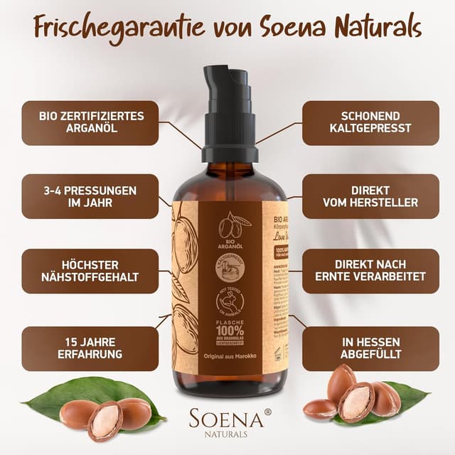 Thumbnail 5 de Soena Arganöl Bio 100ml