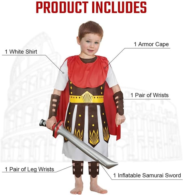 Thumbnail 1 de AYBUY Romano Medievale Costume Bambino 🛡